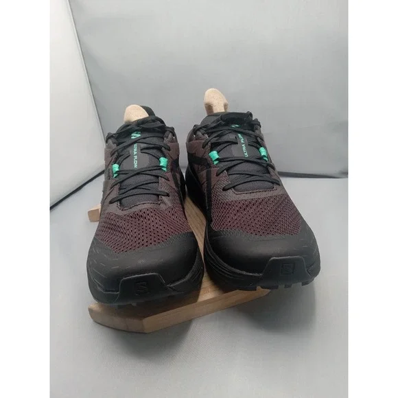 Salomon‎ Ultra Flow Black / Coffee Trail Running Shoe 475934 Men's Size 11